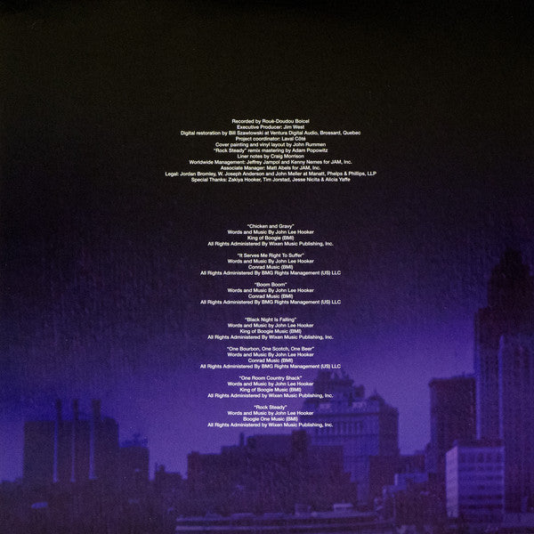 John Lee Hooker : Black Night Is Falling (Live At The Rising Sun Celebrity Jazz Club) (2xLP, S/Edition)