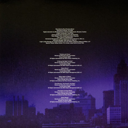 John Lee Hooker : Black Night Is Falling (Live At The Rising Sun Celebrity Jazz Club) (2xLP, S/Edition)