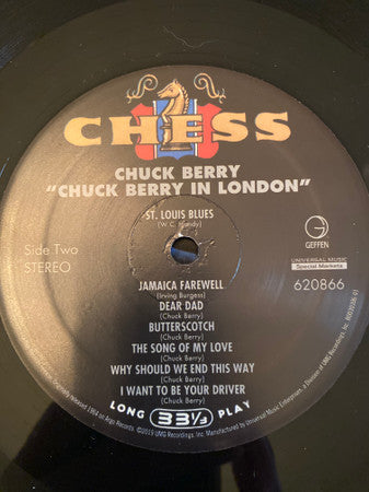 Chuck Berry : Chuck Berry In London (LP, Album, RE, 180)