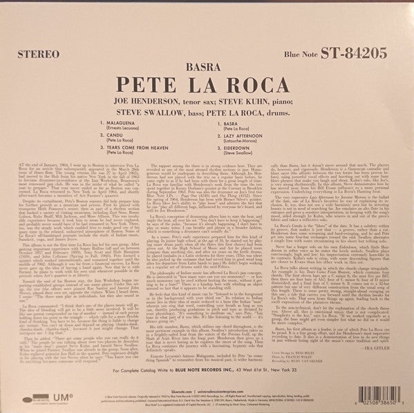Pete La Roca : Basra (LP, Album, RE, 180)