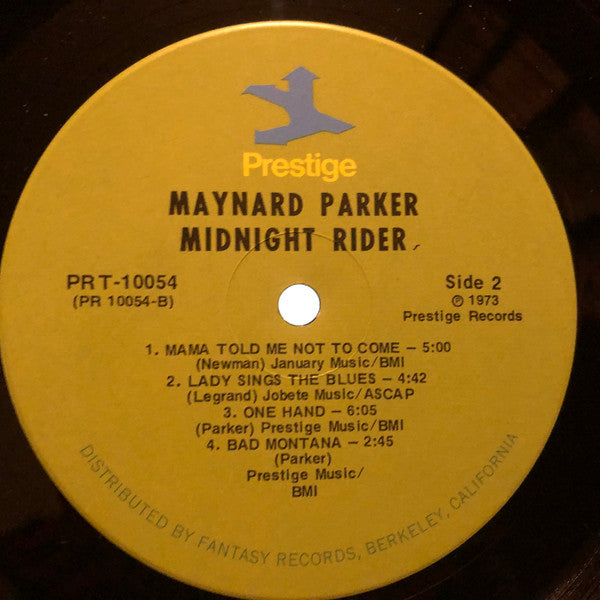 Maynard Parker : Midnight Rider (LP)