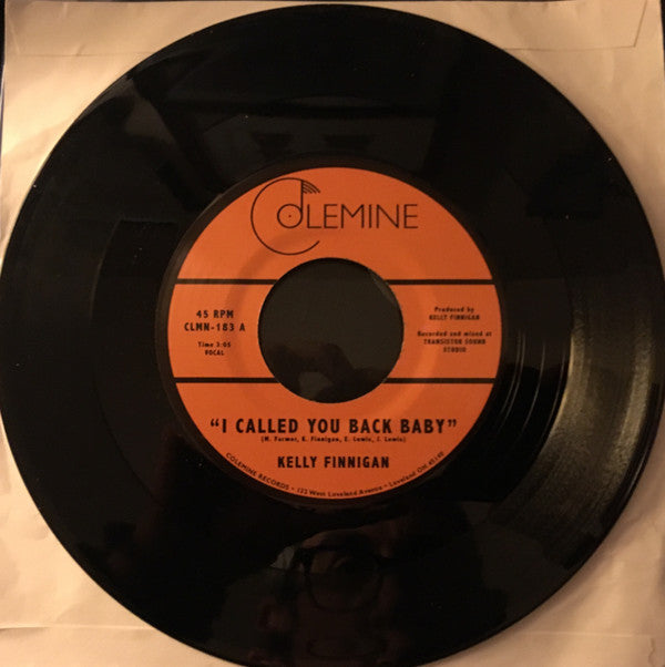 Kelly Finnigan : I Called You Back Baby (7", Single)