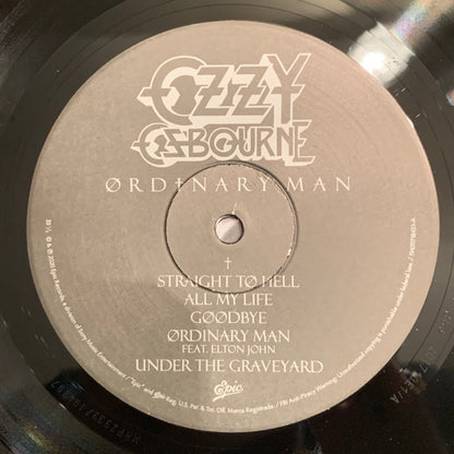 Ozzy Osbourne : Ordinary Man (LP, Album)
