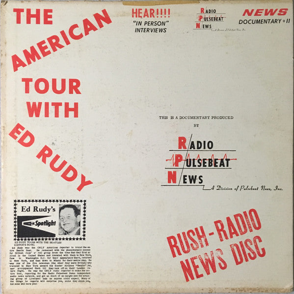 Ed Rudy : The American Tour With Ed Rudy (LP, Transcription)