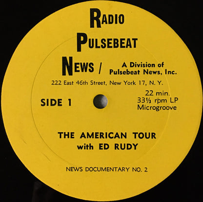 Ed Rudy : The American Tour With Ed Rudy (LP, Transcription)