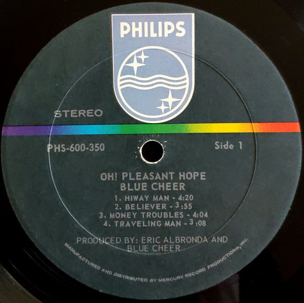 Blue Cheer : Oh! Pleasant Hope (LP, Album)
