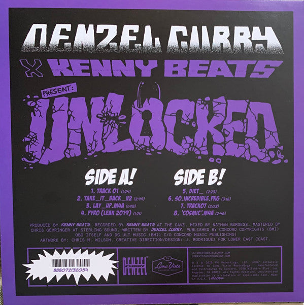 Denzel Curry X Kenny Beats : Unlocked (12", EP)