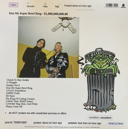 The Garden (6) : Kiss My Super Bowl Ring (LP, Album)