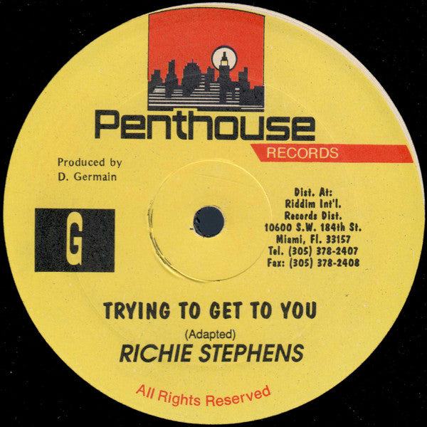 Richie Stephens : Trying To Get To You (12")