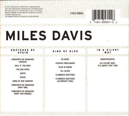 Miles Davis : Sketches Of Spain / Kind Of Blue / In A Silent Way (3xCD, Album, RE, RM + Box, Comp)