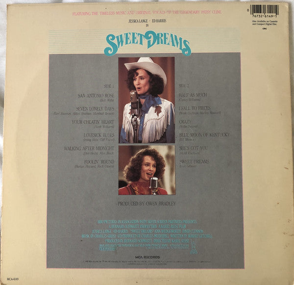Patsy Cline : Sweet Dreams (LP, Album, Club, CRC)