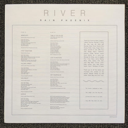 Rain Phoenix : River (LP, Album, Blu)