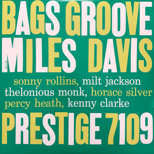 Miles Davis : Bags Groove (LP, Album, Mono, RE)