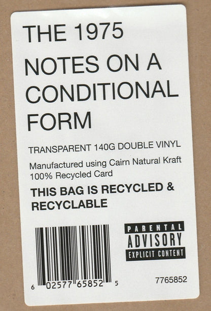 The 1975 : Notes On A Conditional Form (LP,Album)