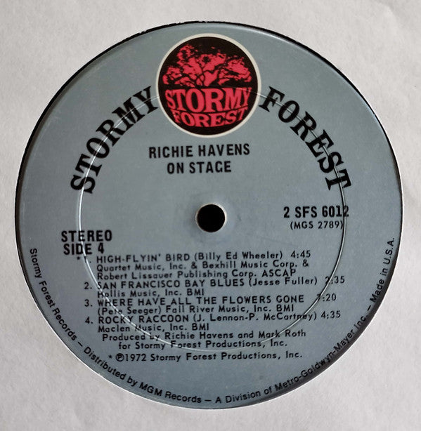 Richie Havens : On Stage (2xLP, Album, Pit)