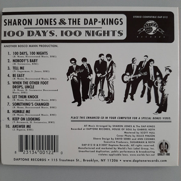 Sharon Jones & The Dap-Kings : 100 Days, 100 Nights (CD, Album)
