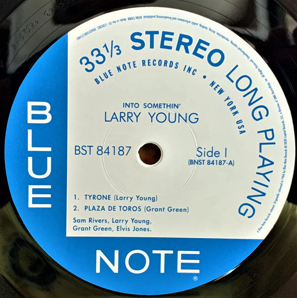 Larry Young : Into Somethin' (LP, Album, RE, 180)