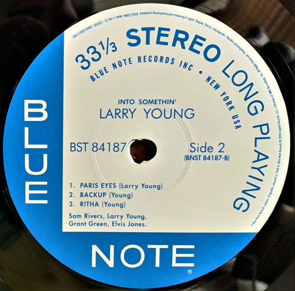 Larry Young : Into Somethin' (LP, Album, RE, 180)