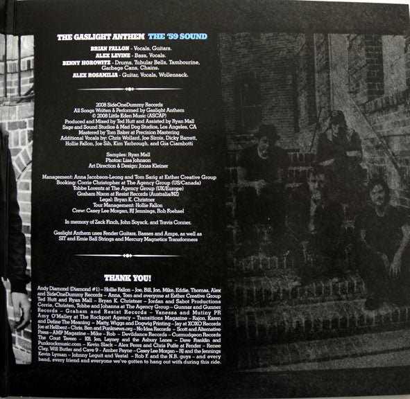 The Gaslight Anthem : The '59 Sound (LP, Album)