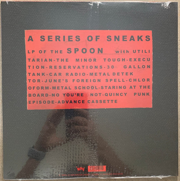 Spoon : A Series Of Sneaks (LP, Album, RE, RM)