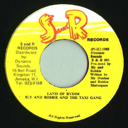 Sly & Robbie And The The Taxi Gang : Land Of Rydim (7")