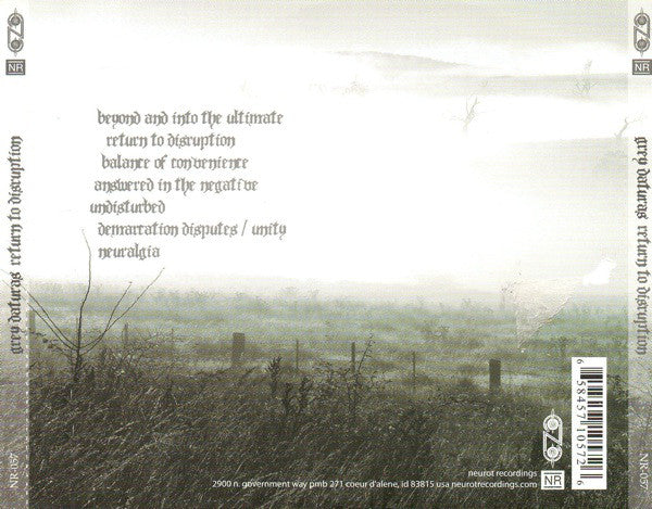 Grey Daturas : Return To Disruption (CD, Album)