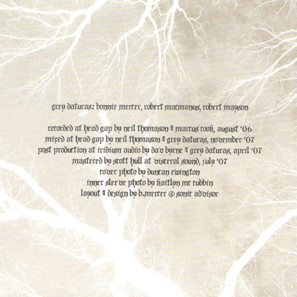 Grey Daturas : Return To Disruption (CD, Album)