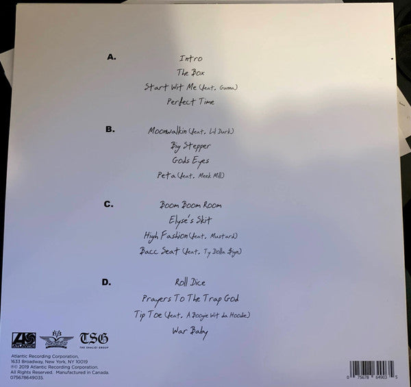 Roddy Ricch : Please Excuse Me For Being Antisocial (2xLP, Album)