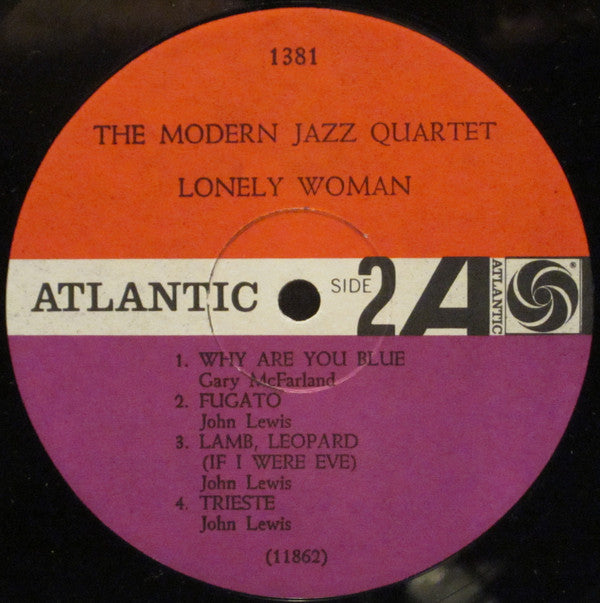 The Modern Jazz Quartet : Lonely Woman (LP, Album, Mono, MGM)
