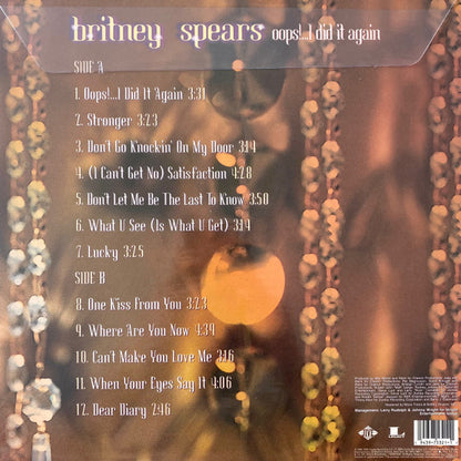 Britney Spears : Oops!...I Did It Again (LP, Album, Pic, RE, RM, 20t)