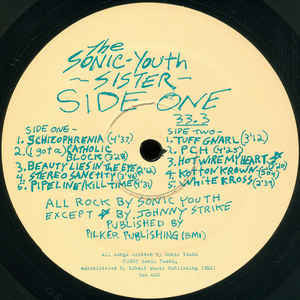 Sonic Youth : Sister (LP, Album, RE)