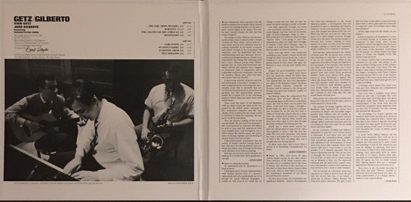Buy Stan Getz João Gilberto Featuring Antonio Carlos Jobim Getz / Gilberto (LP, Album, RE, RM, 180) for a great price – Tonevendor Records