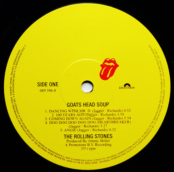 The Rolling Stones : Goats Head Soup (LP, Album, RE, RM)