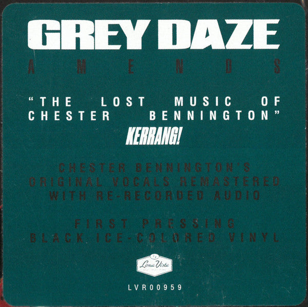 Grey Daze : Amends (LP, Album, Ltd, Bla)