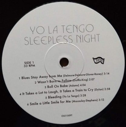 Yo La Tengo : Sleepless Night (12", S/Sided, EP)