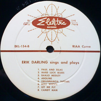 Erik Darling : Erik Darling (LP, Album, Mono, RE)
