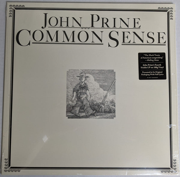 John Prine : Common Sense (LP, Album, RE, 180)