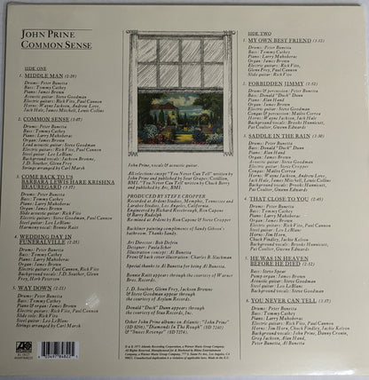 John Prine : Common Sense (LP, Album, RE, 180)