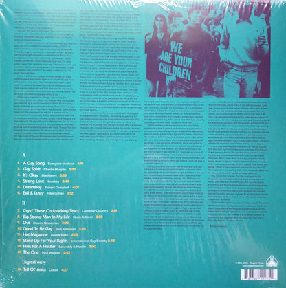 Various : Strong Love: Songs Of Gay Liberation 1972-1981 (LP, Comp, RE, Pin)