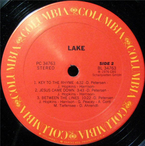 Lake (2) : Lake (LP, Album, Ter)