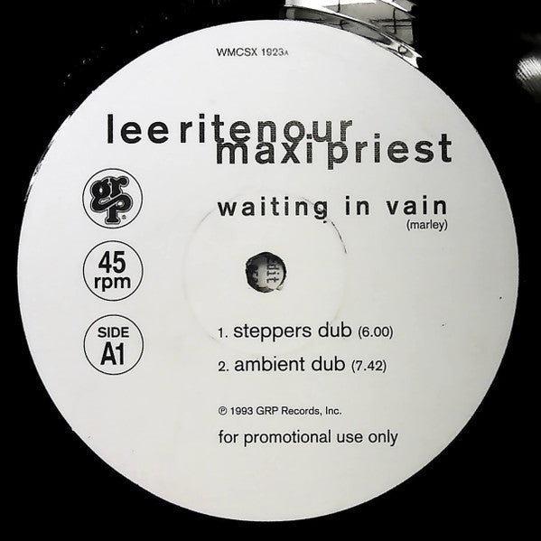 Lee Ritenour Featuring Maxi Priest : Waiting In Vain (12", Promo)