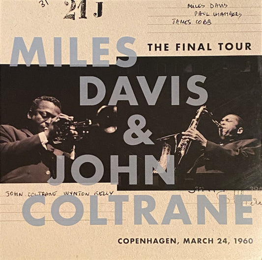 Miles Davis & John Coltrane : The Final Tour: Copenhagen, March 24, 1960 (LP, Album, RE)