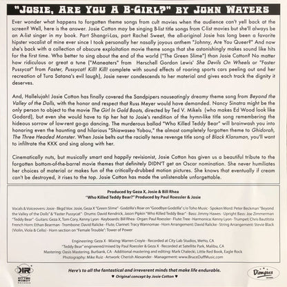 Josie Cotton : Invasion Of The B-Girls (LP, RE)