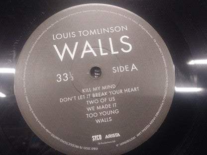 walls louis tomlinson vinyl