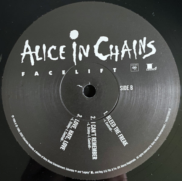 Alice In Chains : Facelift (LP,Album,Reissue,Remastered,Stereo)