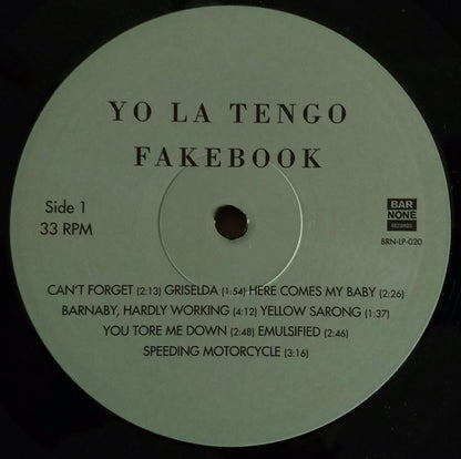 Yo La Tengo : Fakebook (LP, Album, RE)