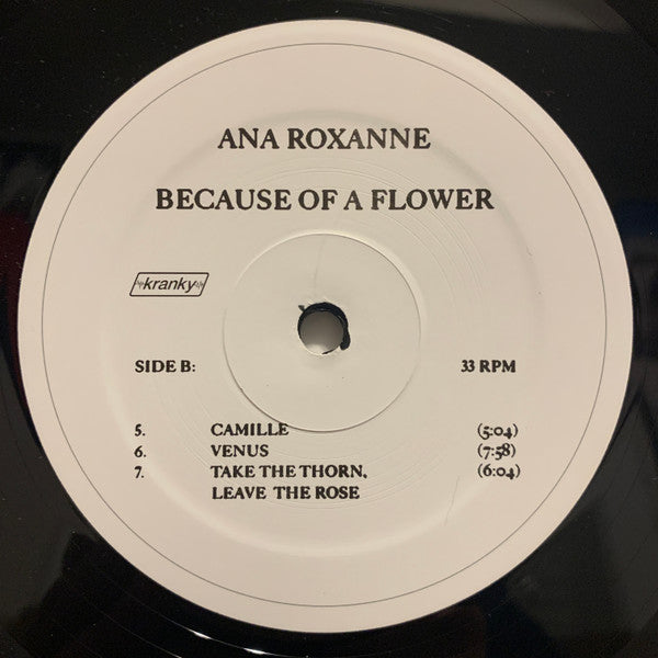 Ana Roxanne : Because Of A Flower (LP, Album)