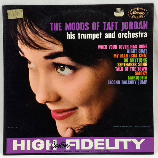 Taft Jordan : The Moods Of Taft Jordan (LP, Album, Mono)