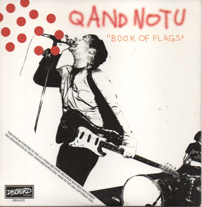 Q And Not U : X-Polynation / Book Of Flags (CD, Single)