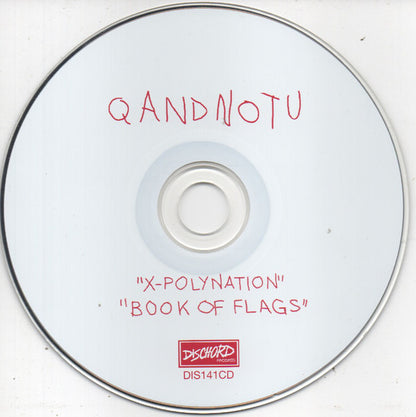 Q And Not U : X-Polynation / Book Of Flags (CD, Single)